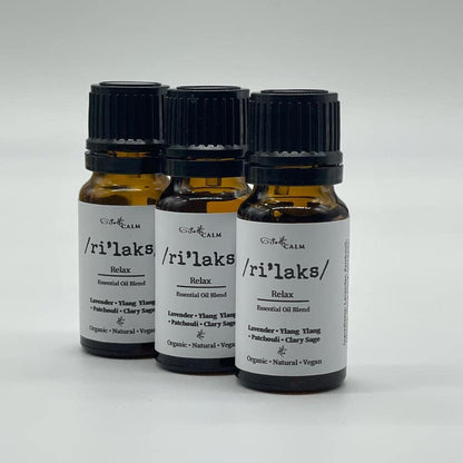Relax Essential Oil Blend for Stress Relief Relaxation Sleep Lavender & Ylangylang Aromatherapy Oil 100% Pure Natural Oils for Diffuser 10Ml