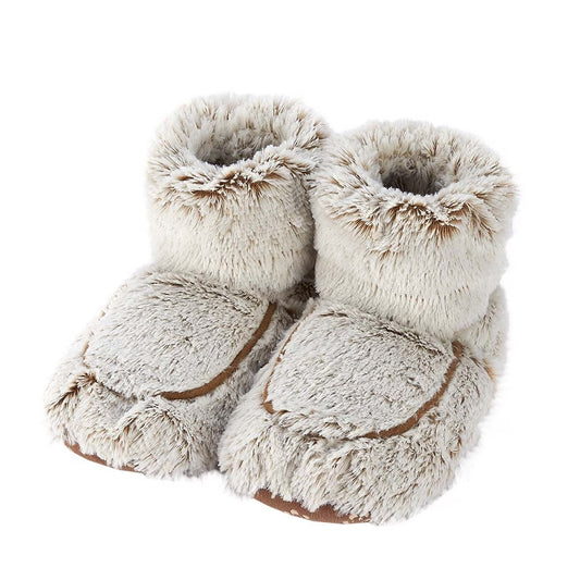 Fully Heatable Wellness Slipper Boot in Beige