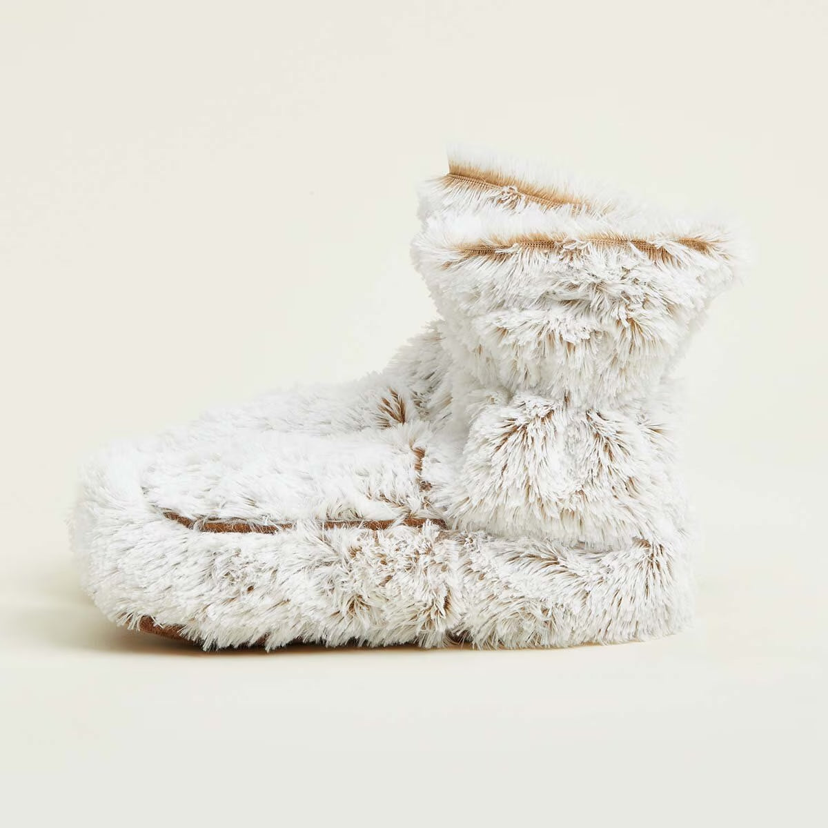 Fully Heatable Wellness Slipper Boot in Beige